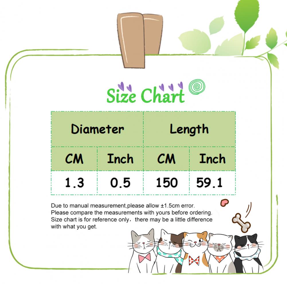 Dog Leash Solid Color Braided Pet Dog Traction Rope