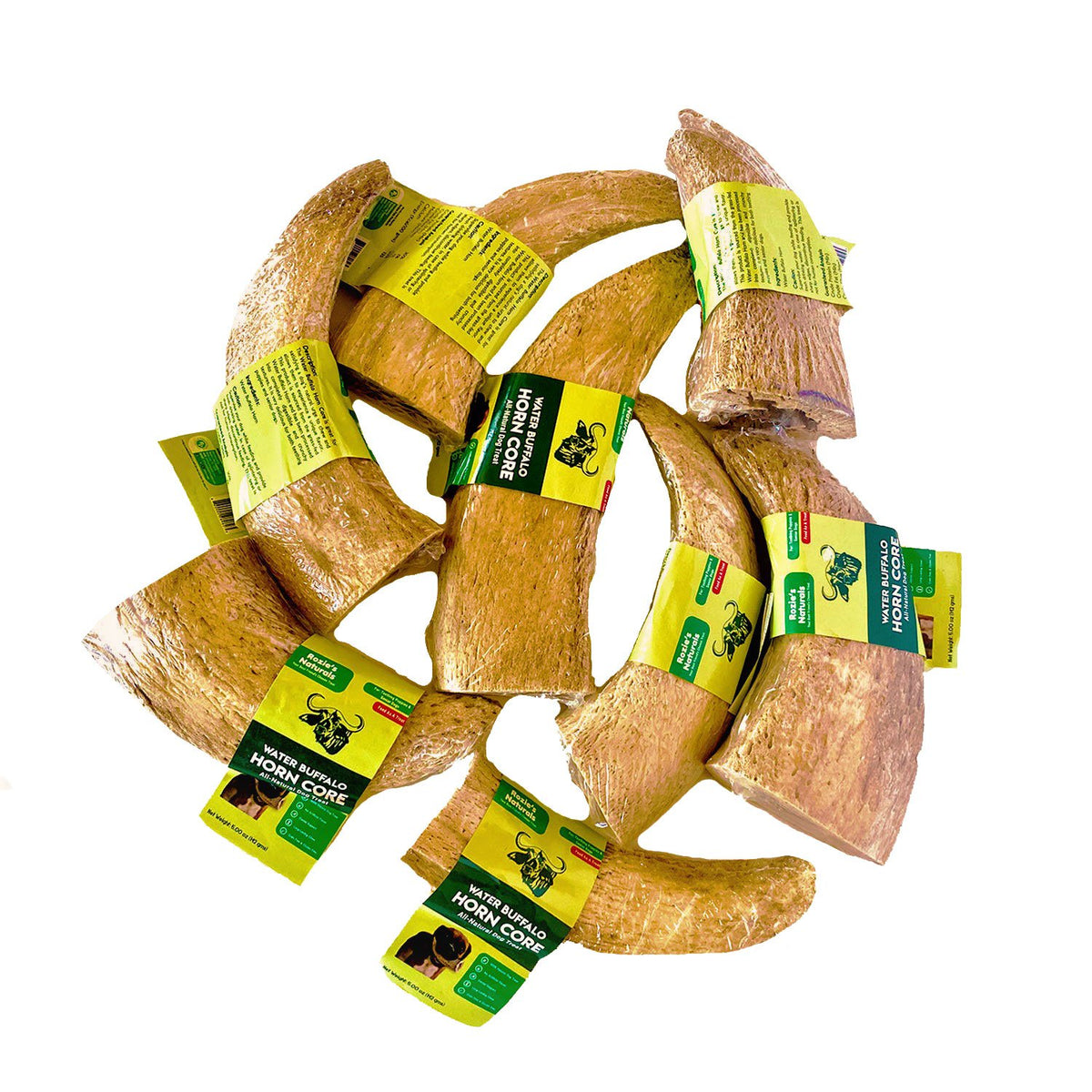 Water Buffalo Horn Core Dog Chews-2 Count-10 oz - [[Product type]] | Buffy's