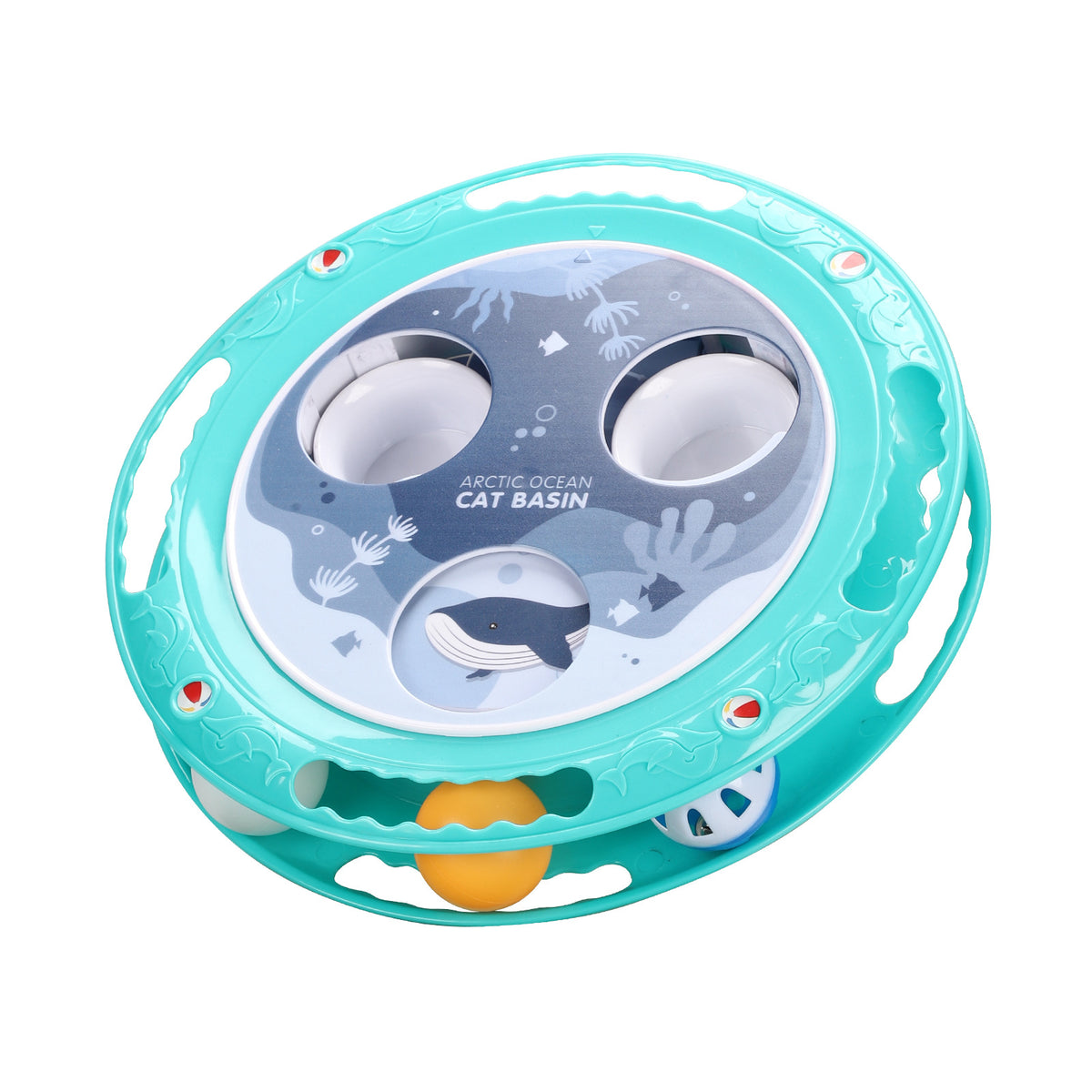 Creative Cat Self-healing Toy 360-degree Rotatable Home Interactive Toy