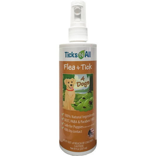 All Natural Flea & Tick 4 Dogs 8oz - [[Product type]] | Buffy's