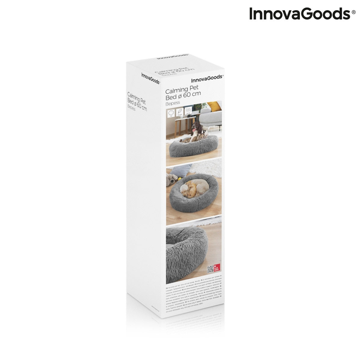Anti-stress Pet Bed Bepess InnovaGoods Ø 60 cm - [[Product type]] | Buffy's