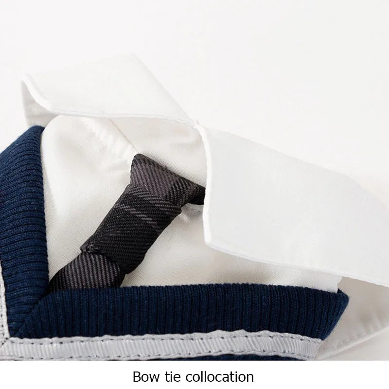 Autumn Cat College Dress Pet Clothes