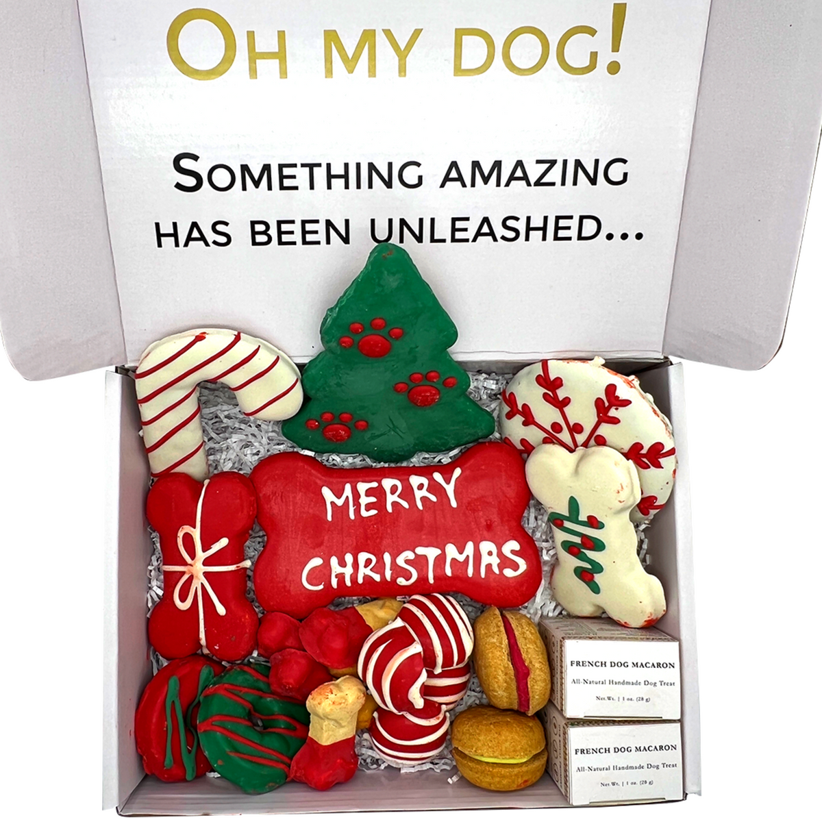 Christmas Themed Dog Treats Gift Box - [[Product type]] | Buffy's