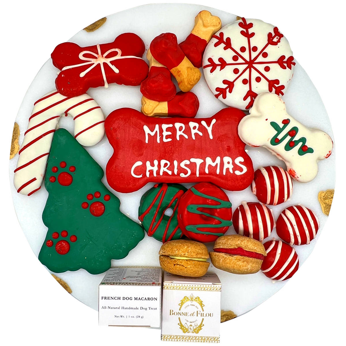 Christmas Themed Dog Treats Gift Box - [[Product type]] | Buffy's