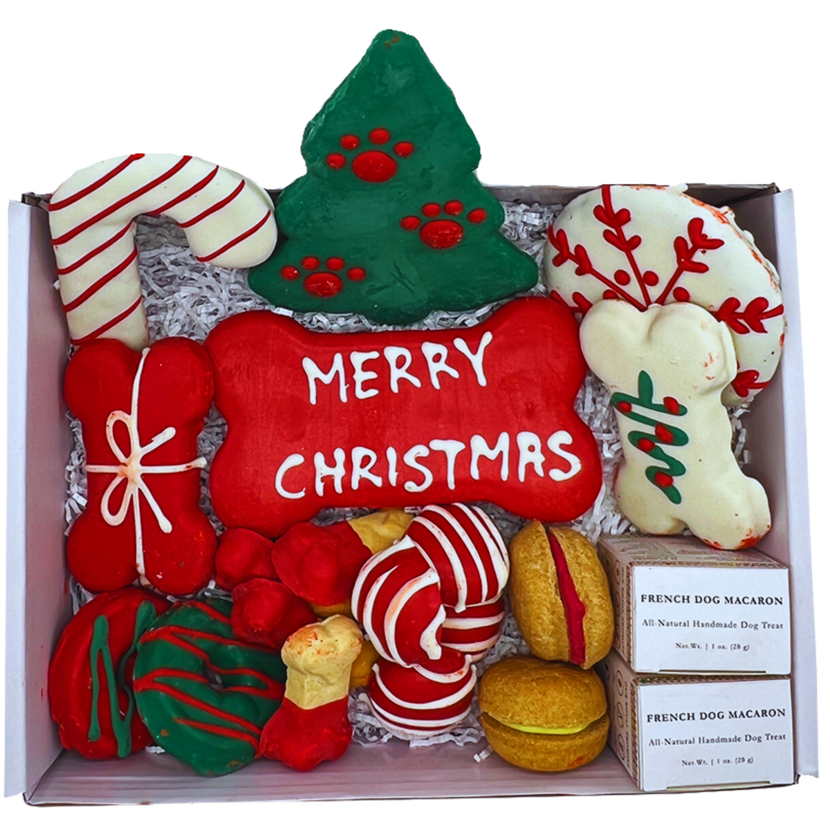 Christmas Themed Dog Treats Gift Box - [[Product type]] | Buffy's