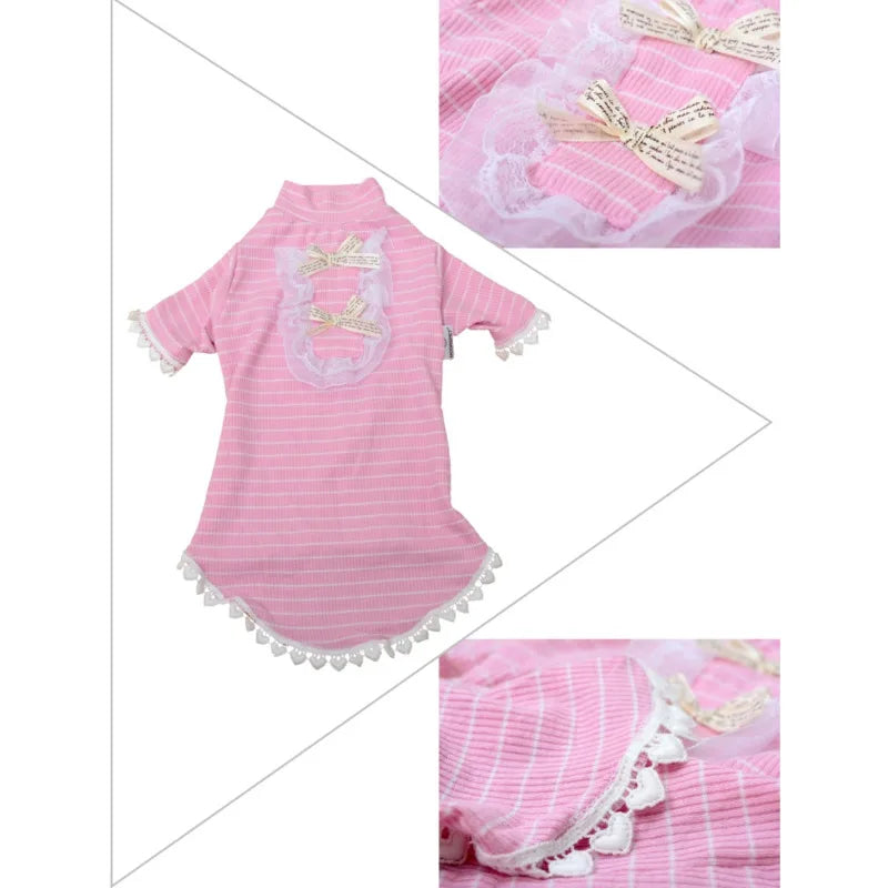 Cat Clothes Summer Shirt Thin Kitten Cute Pet Dress