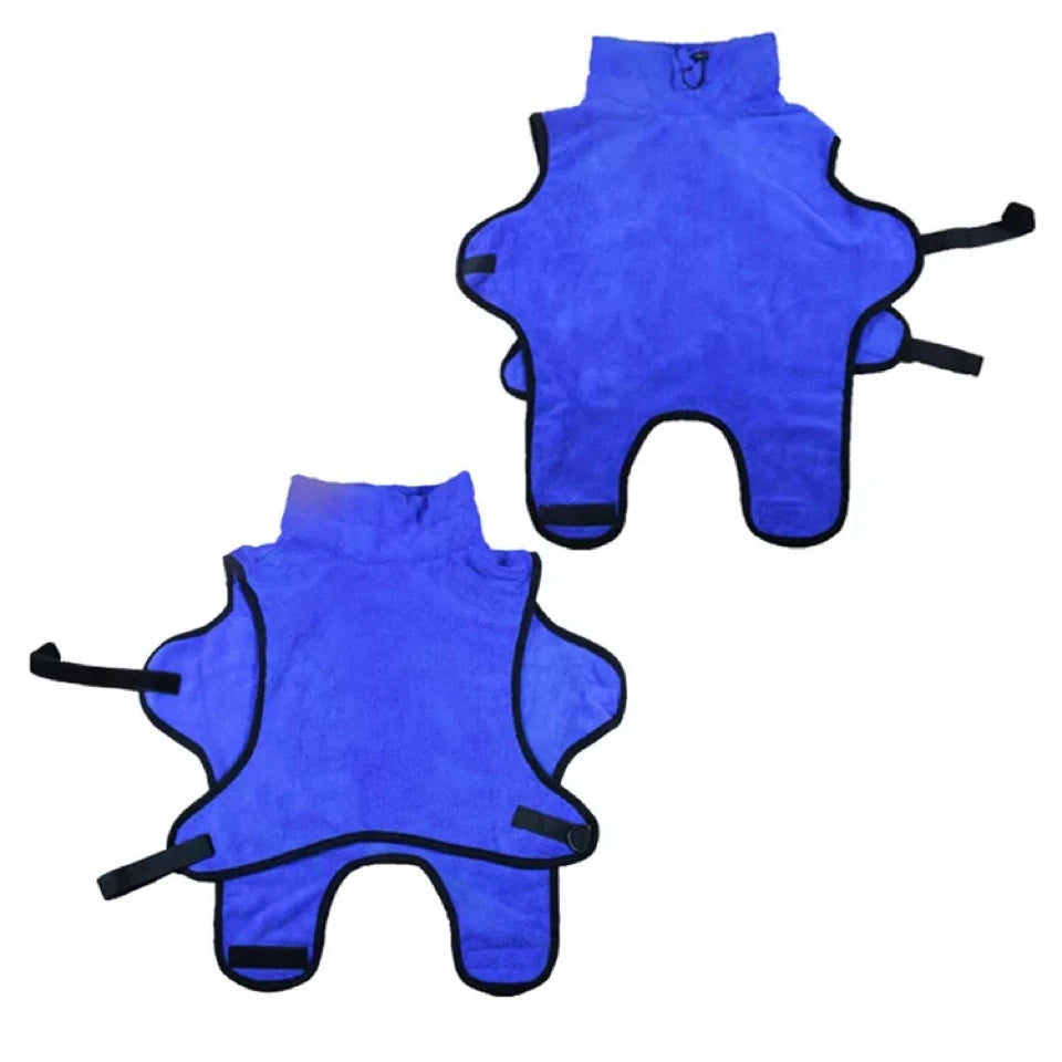 Dog Bathrobe Absorbent Quick Dry Winter Warm Pet Clothes