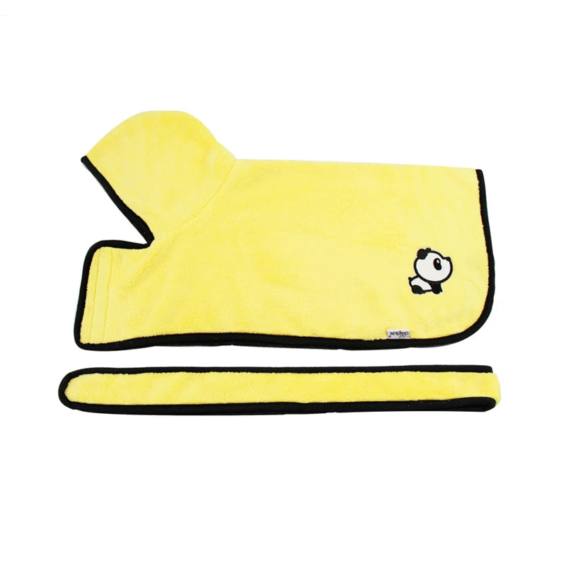 Dog Cat Bathrobes Soft Quick Water Absorption Bath Towel Blanket