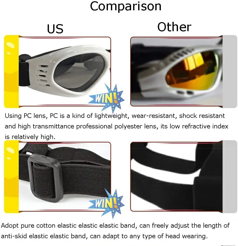 Colorful Dog Sunglasses Small Dog Goggles