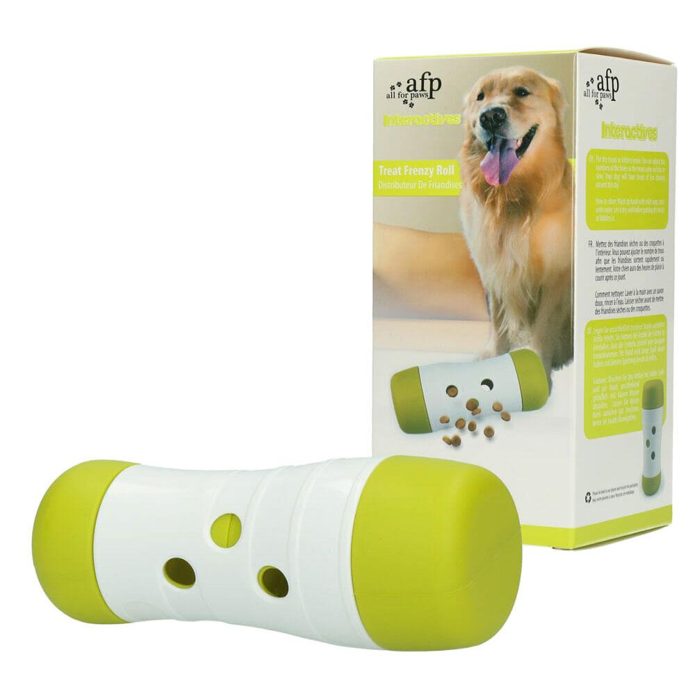 Dog Treat Frenzy Roll - Interactive Dispenser Feeder Toy All For Paws - [[Product type]] | Buffy's