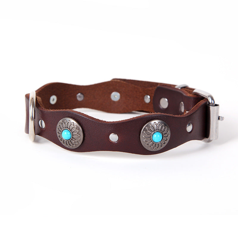 Dog Pet Diamond Retro Ethnic Collars