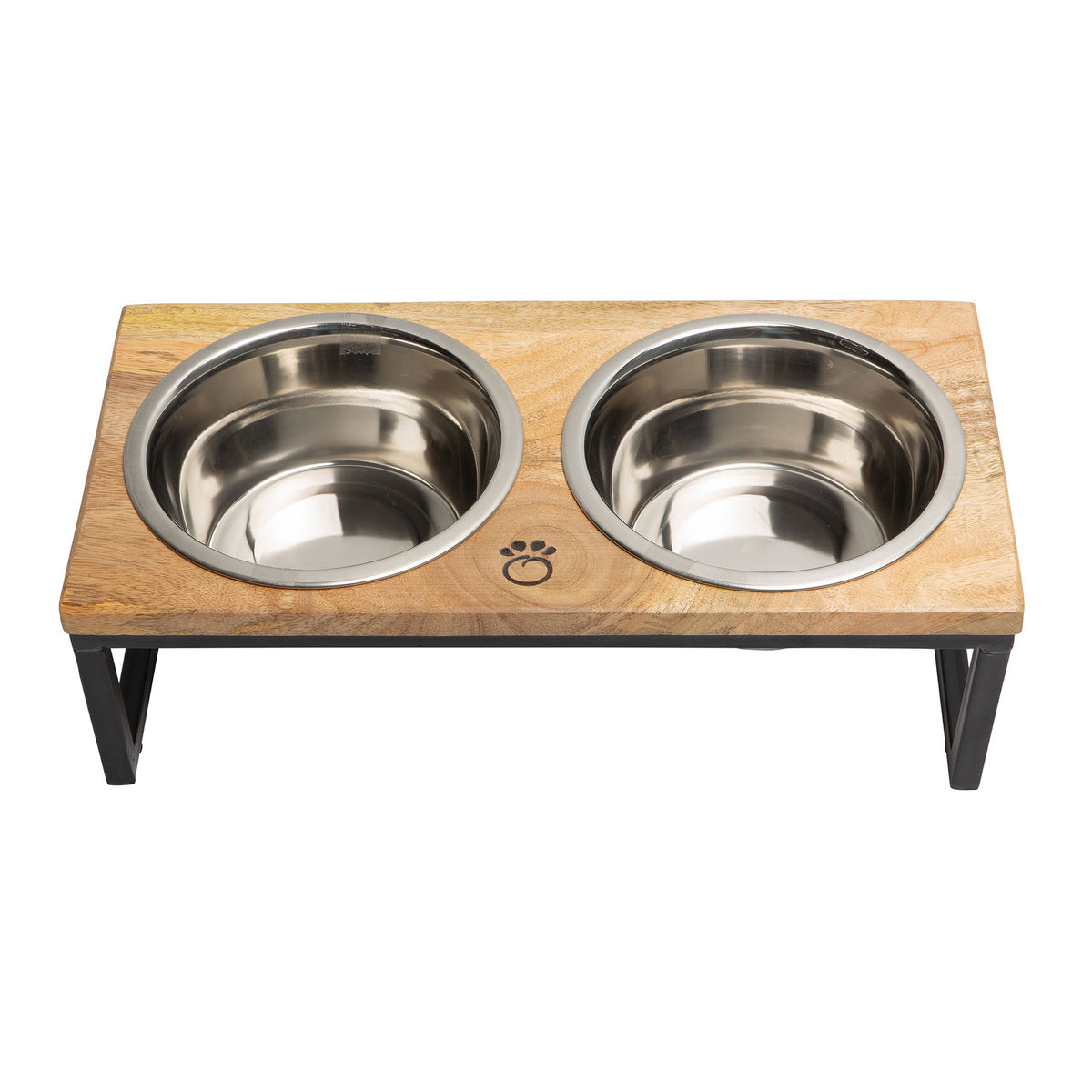 Wood & Metal Elevated Feeder - [[Product type]] | Buffy's