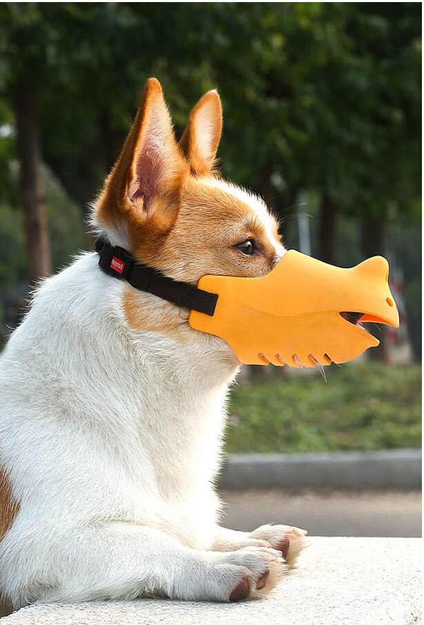 Pet Dog Muzzle Soft Silicone Mouth Cover