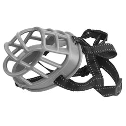Prevent Biting And Chewing Upgraded Reflective Dog Muzzle