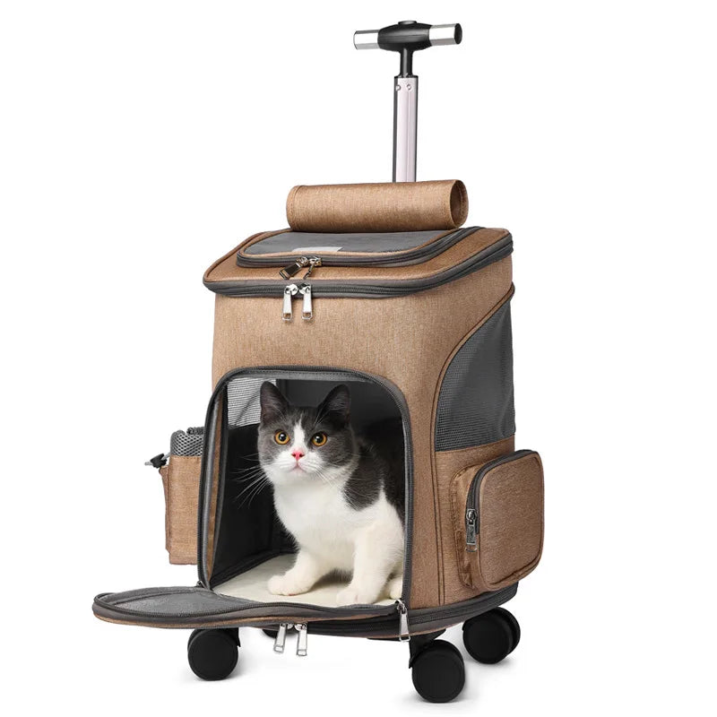 Large Capacity Portable Pet Backpack Adjustable Lightweight Breathable - [[Product type]] | Buffy's