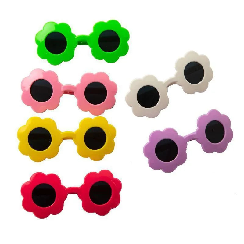 Pet Cat Glasses Flowers Love Pearls Pet Accessories Glasses Sunglasses