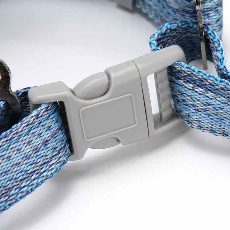 Nylon Dog Pet Chest Harness Leash Set With Foam Handle