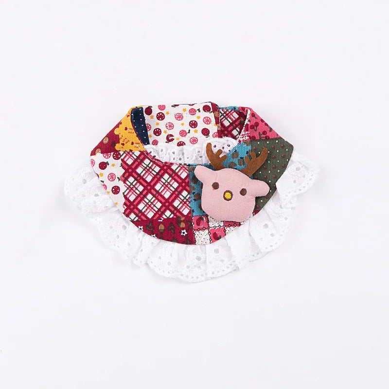 Print Triangle Bib Pet Cat Bandana Collar