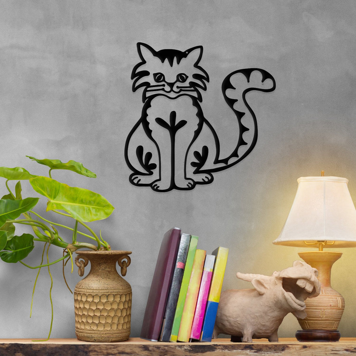 Happy Cat - Metal Wall Art/Decor - [[Product type]] | Buffy's