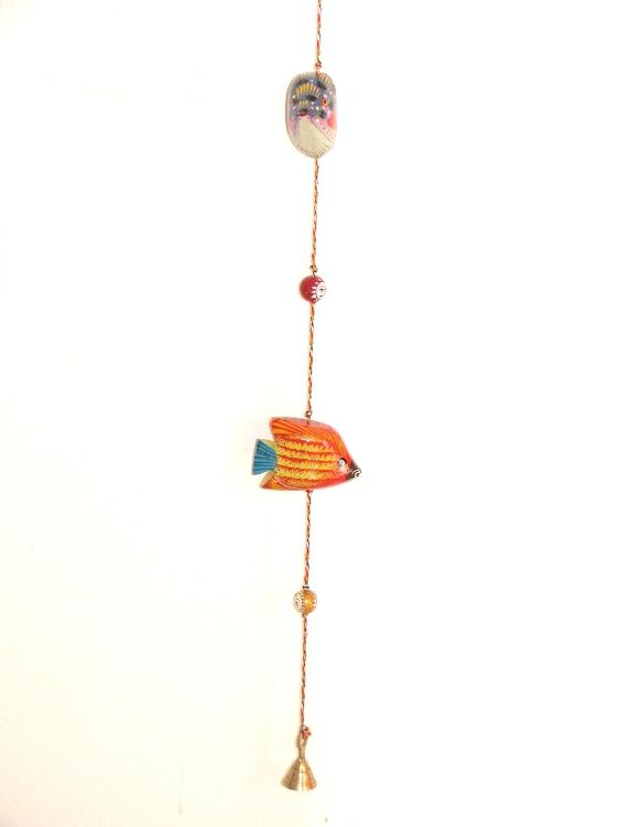 OMSutra Handcrafted Wooden Prosperity Animal hanging brass Bells - [[Product type]] | Buffy's