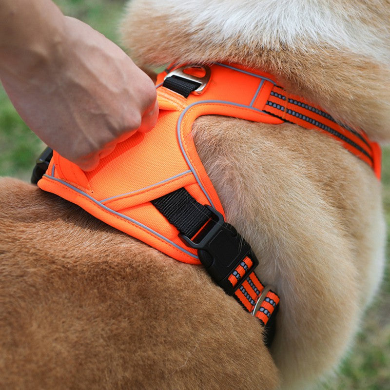 Adjustable Explosion-proof Pet Dog Harness Vest