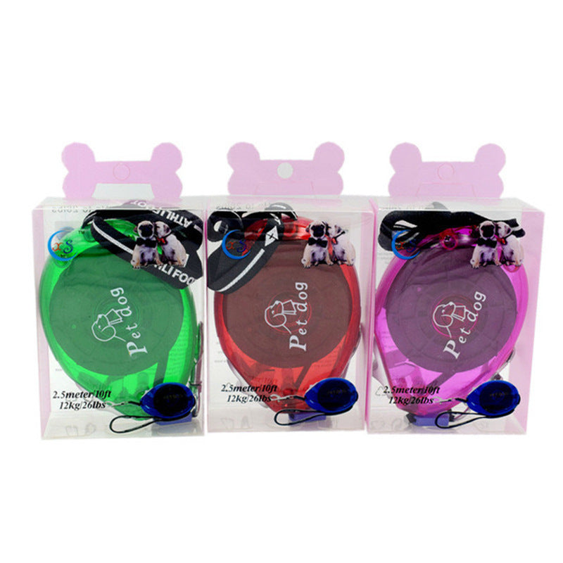 Dog Leash Automatic Telescopic Pet Leash Durable Nylon Rope