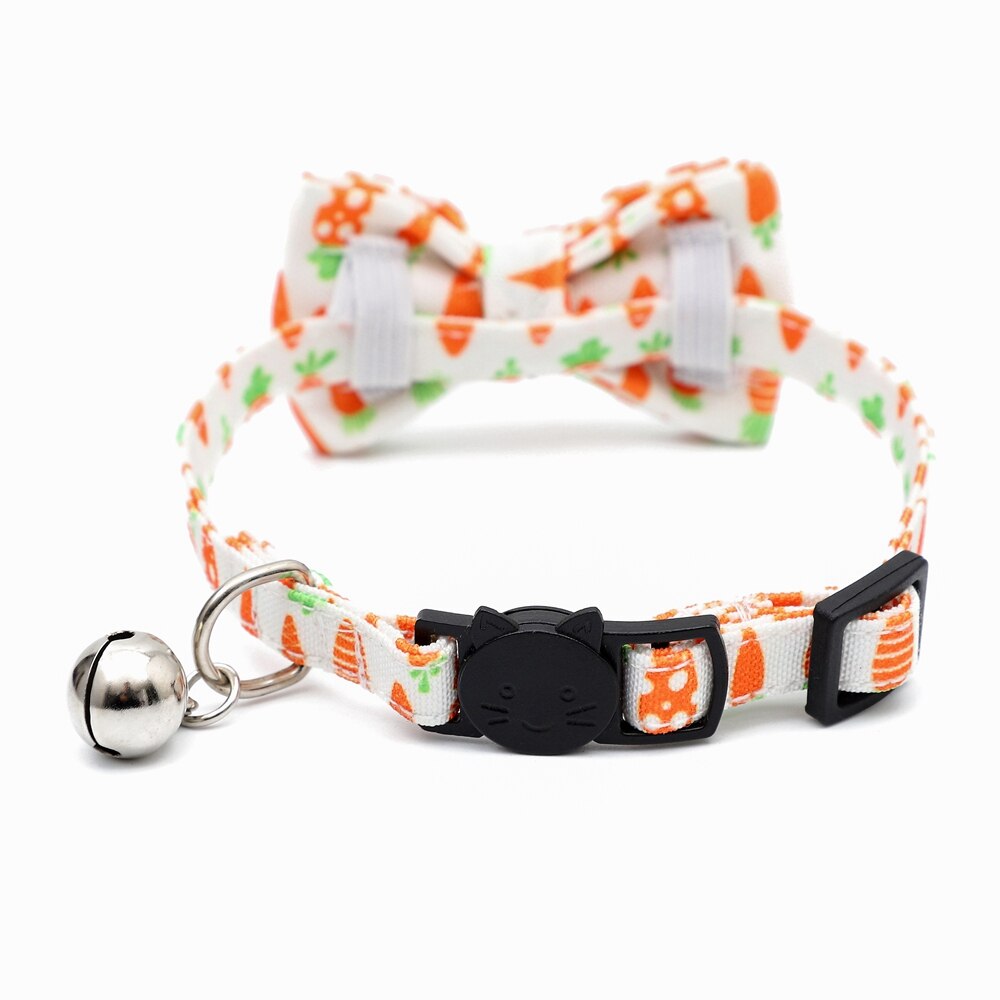Cat Collars With Cute Bow Tie Bell