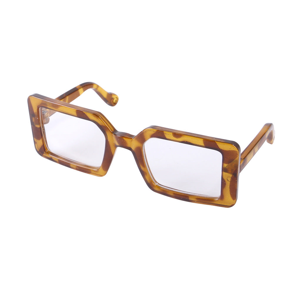 Plastic Transparent Sunglasses Cat Square Glasses