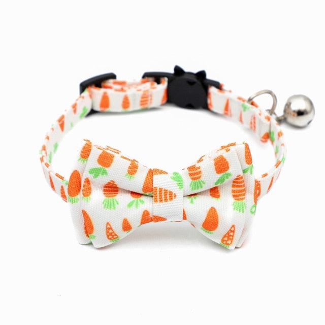 Cat Collars With Cute Bow Tie Bell