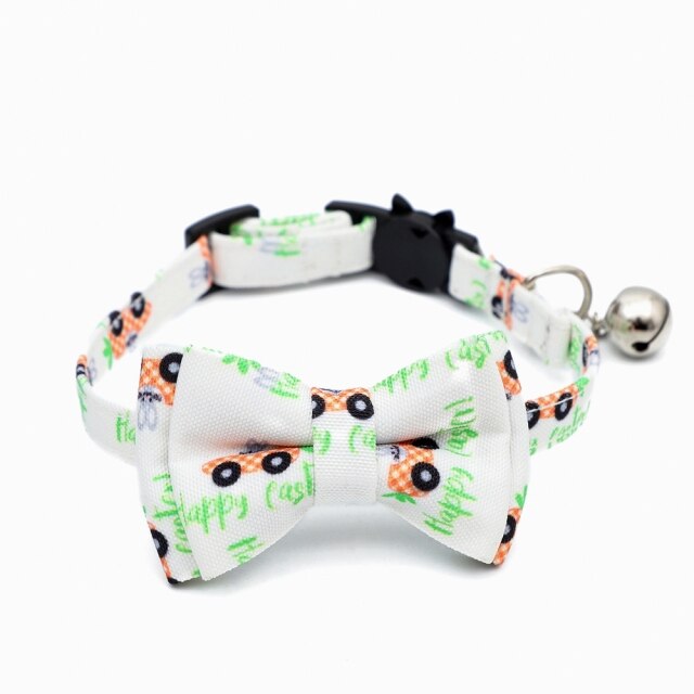 Cat Collars With Cute Bow Tie Bell