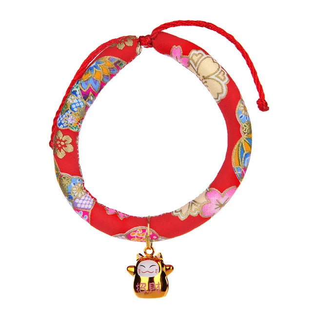 Pet Cat Necklace Adjustable Collar With Bells