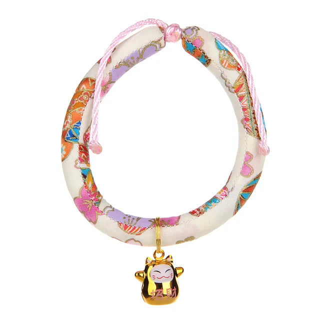 Pet Cat Necklace Adjustable Collar With Bells