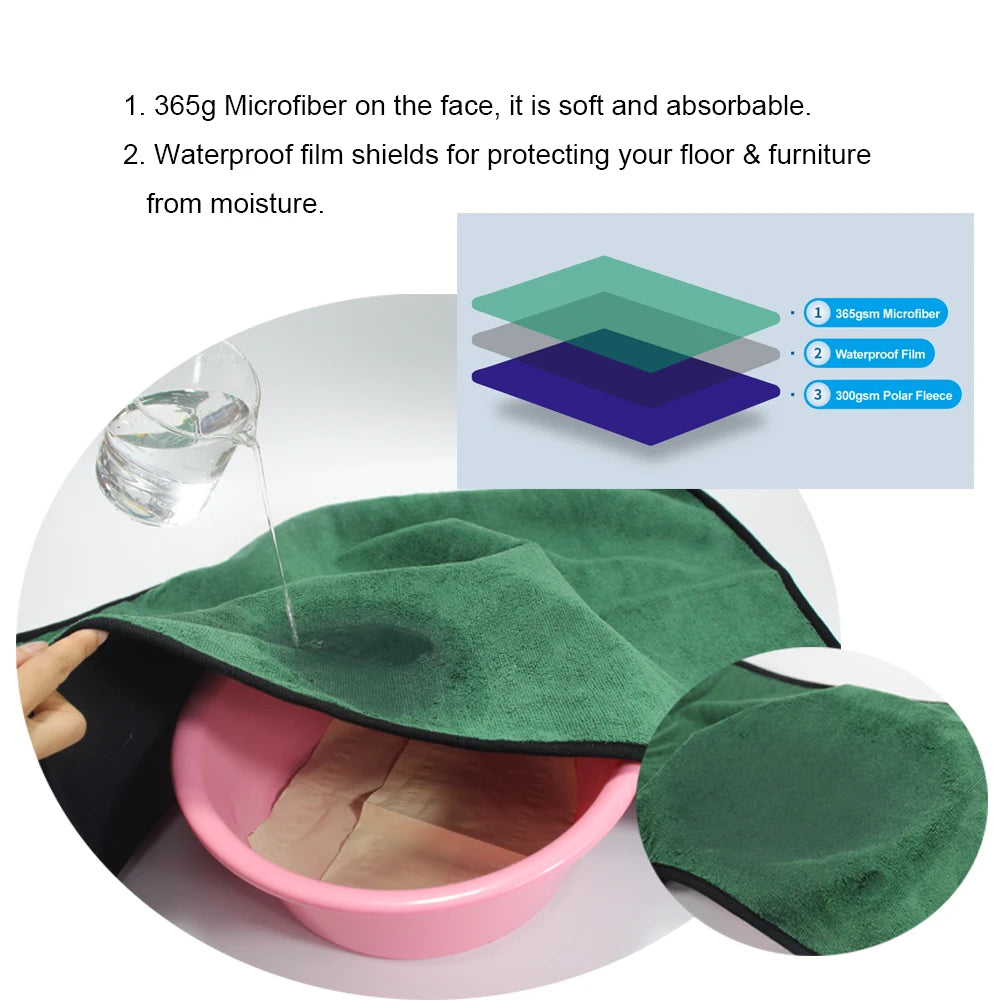 Puppy Old Dog Pet Pee Pad Washable Soft Pet Whelping Pad