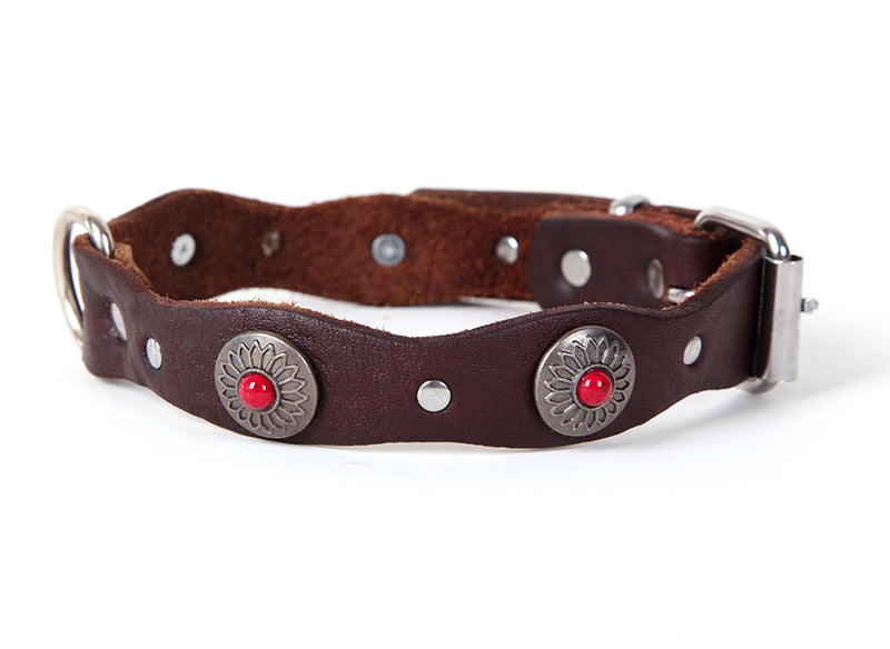 Dog Pet Diamond Retro Ethnic Collars