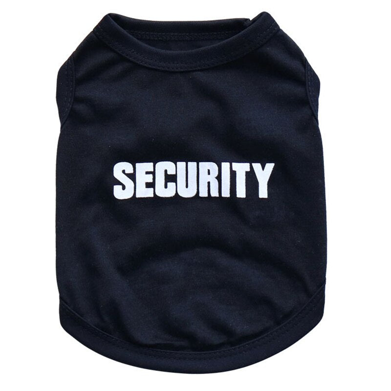 Cute Cat - Dog Clothes Pet Vest Puppy Letter Print Cotton T Shirt