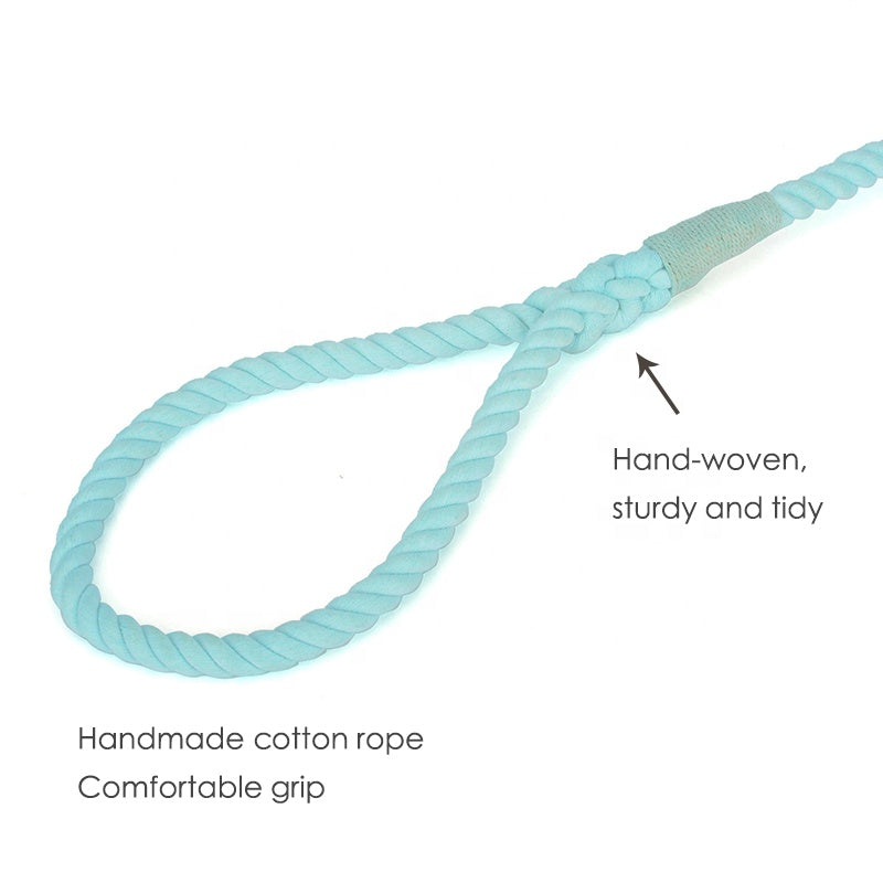 1.5M Colorful Pet Leash Round Cotton Long Dogs Traction Rope