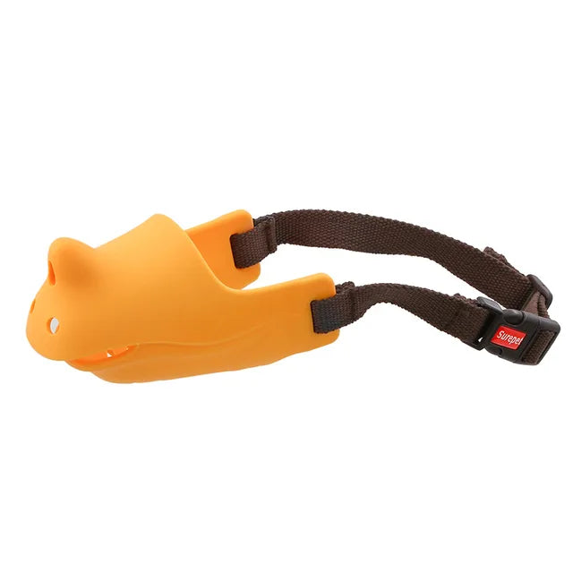 Pet Dog Muzzle Soft Silicone Mouth Cover