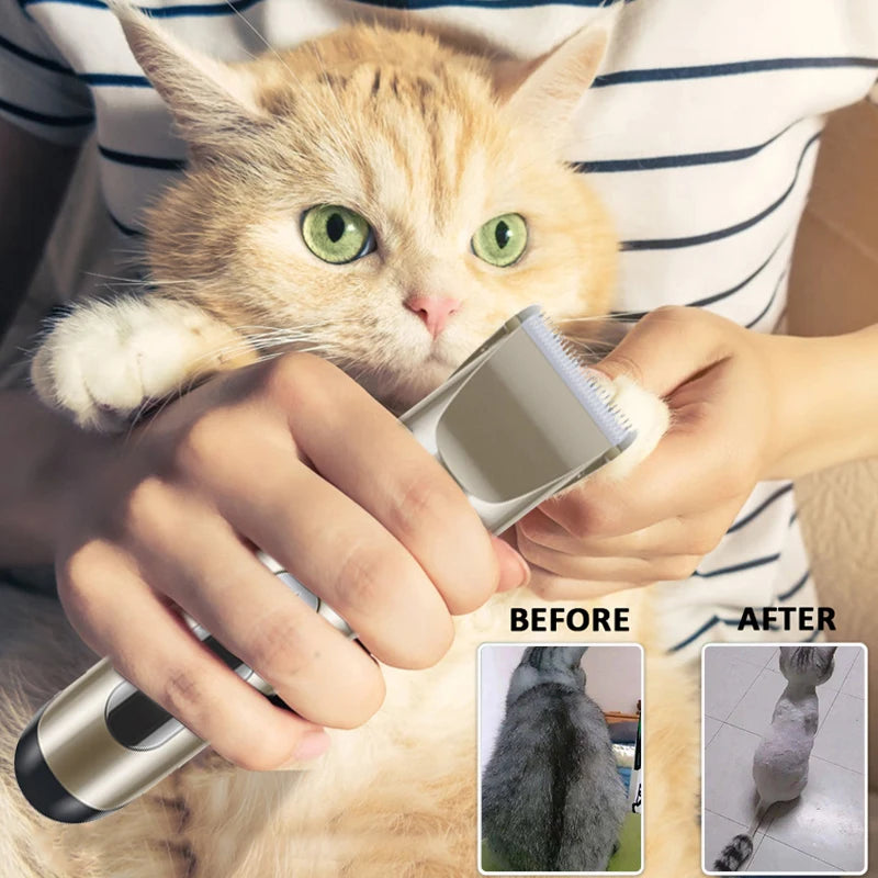 Professional Cat Dog Hair Clipper All Metal Rechargeable Pet Trimmer - [[Product type]] | Buffy's