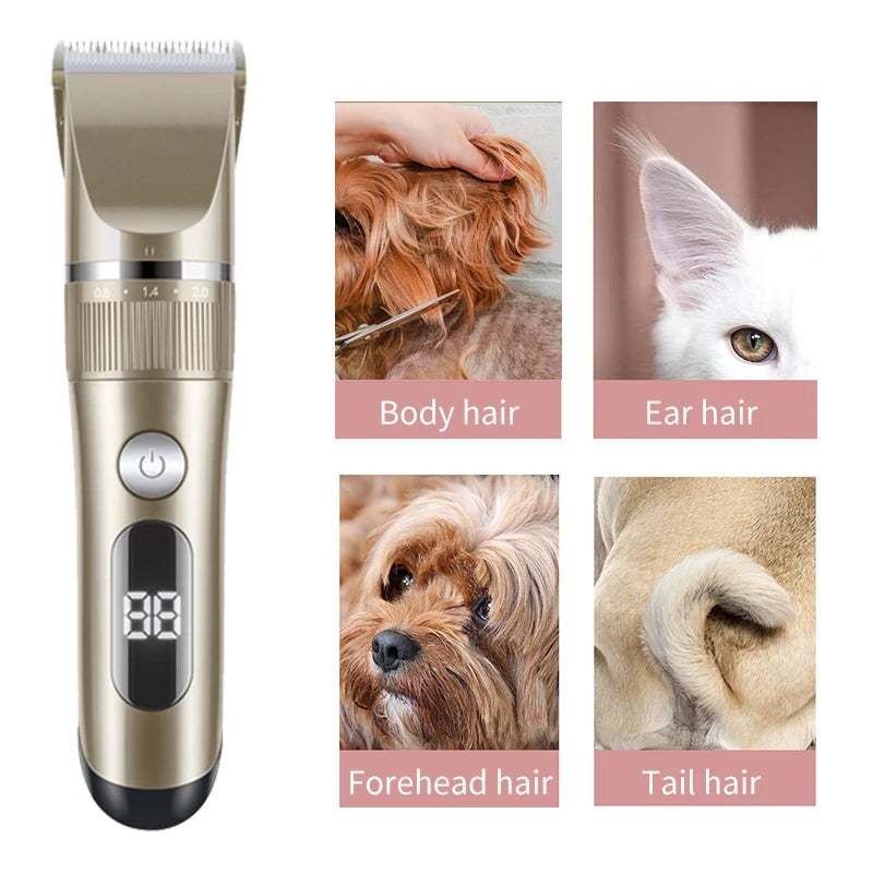 Professional Cat Dog Hair Clipper All Metal Rechargeable Pet Trimmer - [[Product type]] | Buffy's