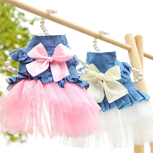 Summer Dress Pets Cat Dog Clothes Spring Dresses