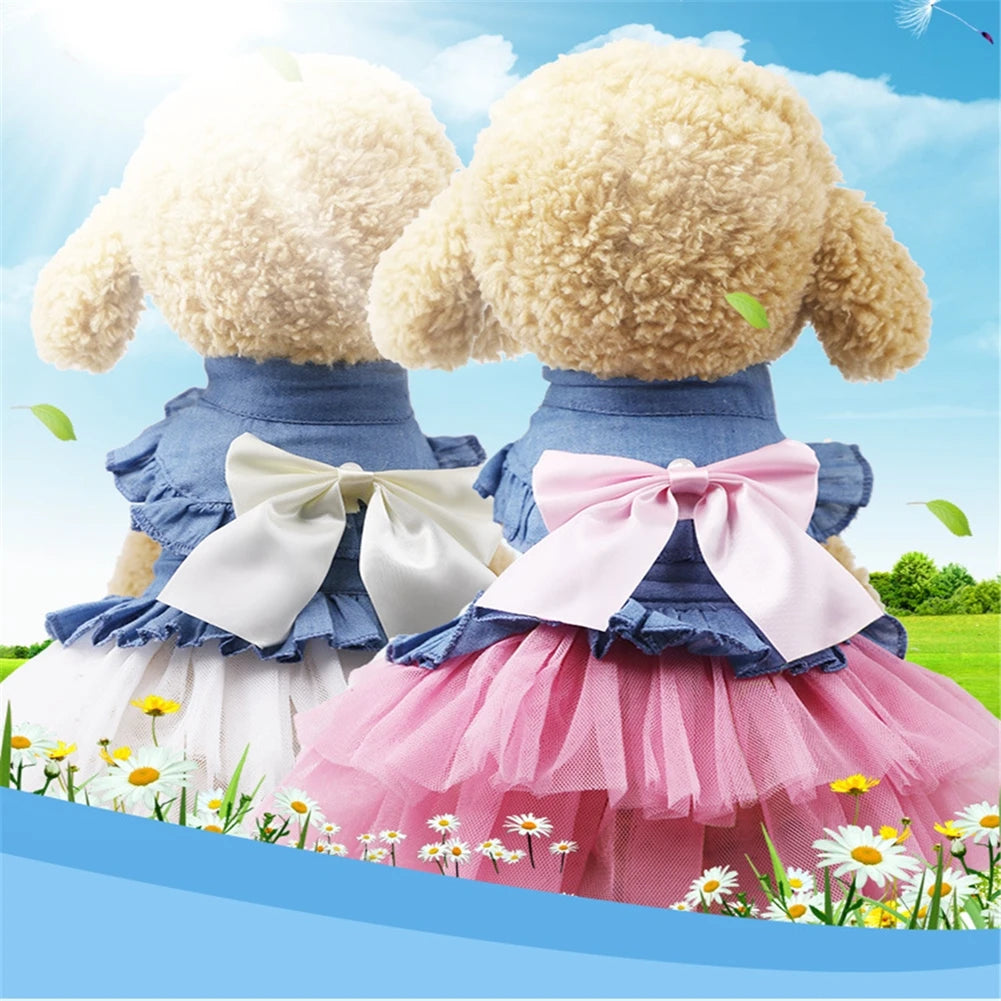 Summer Dress Pets Cat Dog Clothes Spring Dresses
