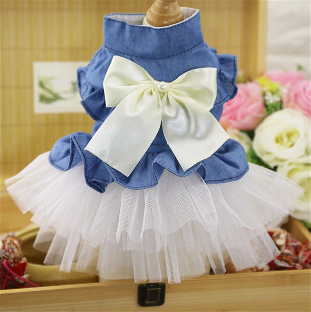 Summer Dress Pets Cat Dog Clothes Spring Dresses