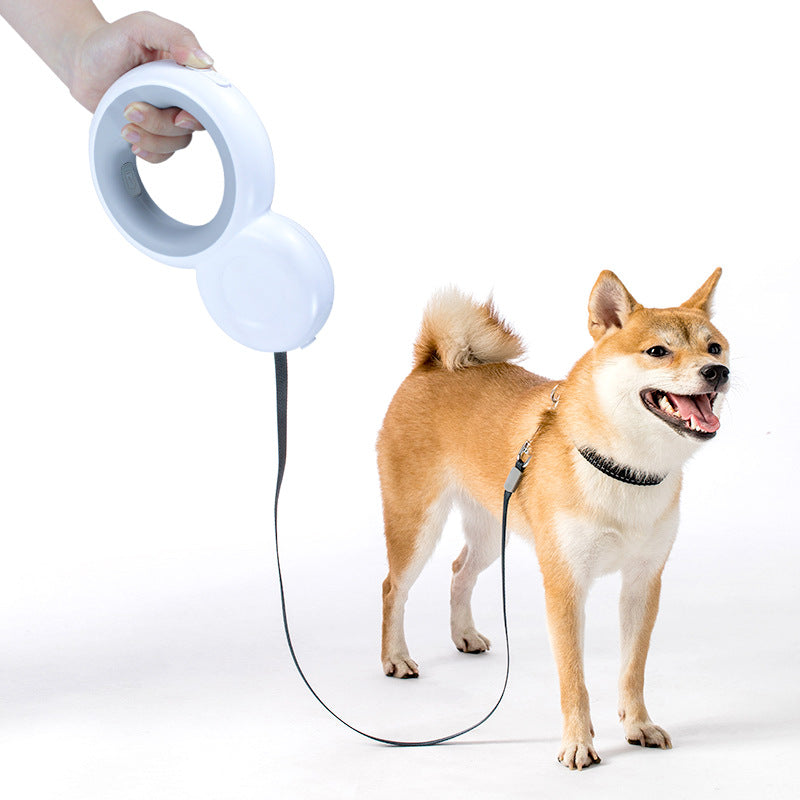 Dog Roulette Light Automatic Retractable 3M Nylon Puppy Leash Leads