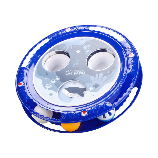 Creative Cat Self-healing Toy 360-degree Rotatable Home Interactive Toy