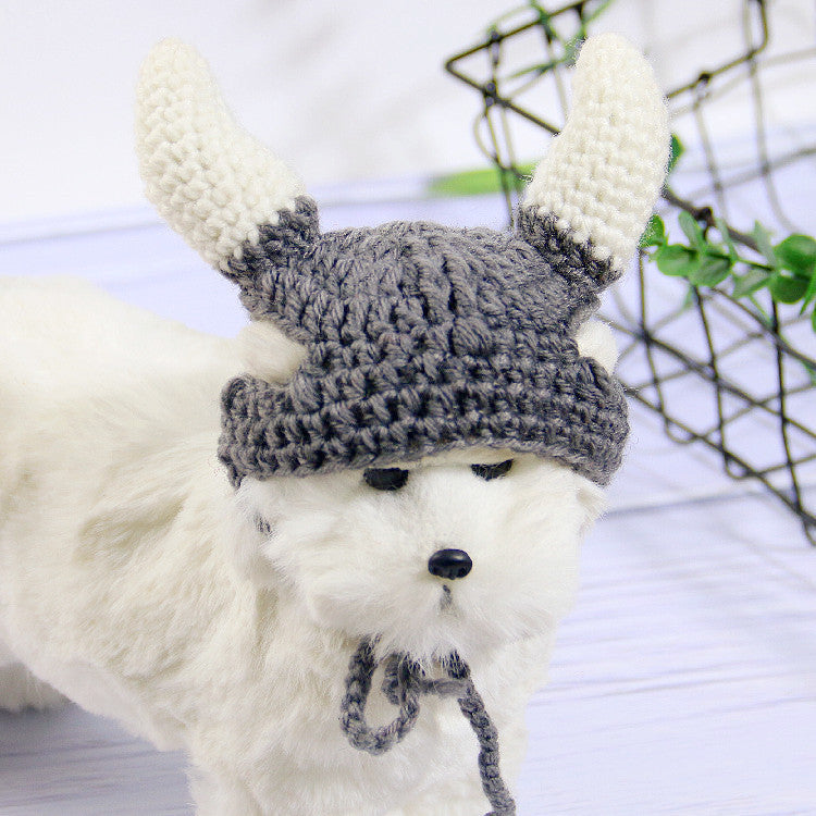 Funny Pet Dog Cat Cap Costume Winter Warm Hat
