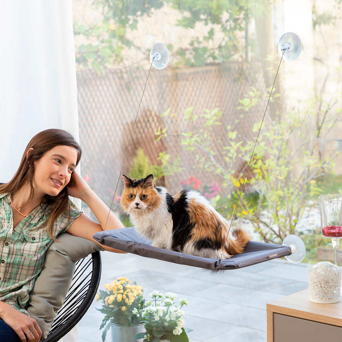 Hanging Cat Hammock Catlax InnovaGoods - [[Product type]] | Buffy's