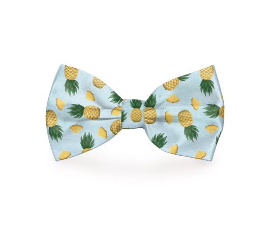 Tropic Like It's Hot Pineapple Dog Bow Tie - [[Product type]] | Buffy's