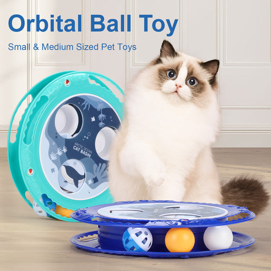 Creative Cat Self-healing Toy 360-degree Rotatable Home Interactive Toy