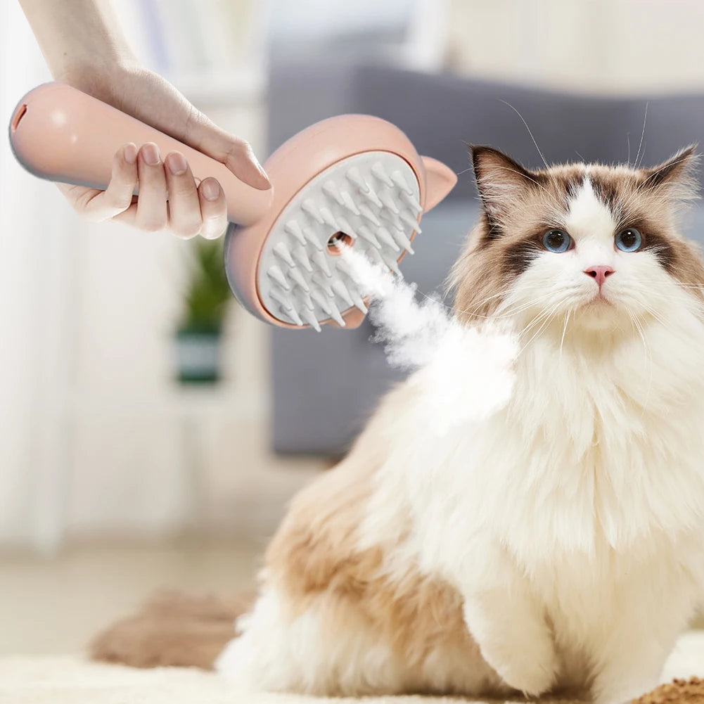 Hair Cleaning Brush With Mist Multifunctional Cat Grooming Brush - [[Product type]] | Buffy's