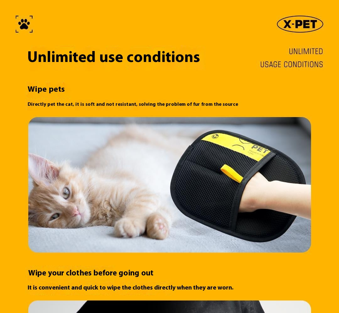 Portable Home Pet Hair Removal Gloves - [[Product type]] | Buffy's